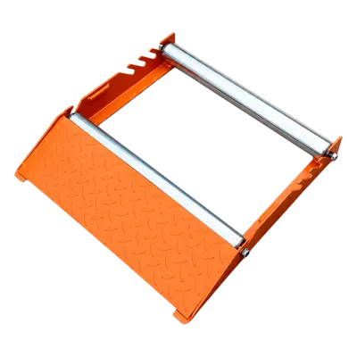 Base con Rodillos para Carretes de Fibra Óptica / Capacidad 500 kg / Diámetro 300-700 mm / Ancho 500 mm / Acero Galvanizado