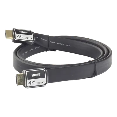 Cable HDMI Versión 2.0 Plano de 1 Metro (3.28 Pies) Optimizado para Resolución 4K Ultra HD