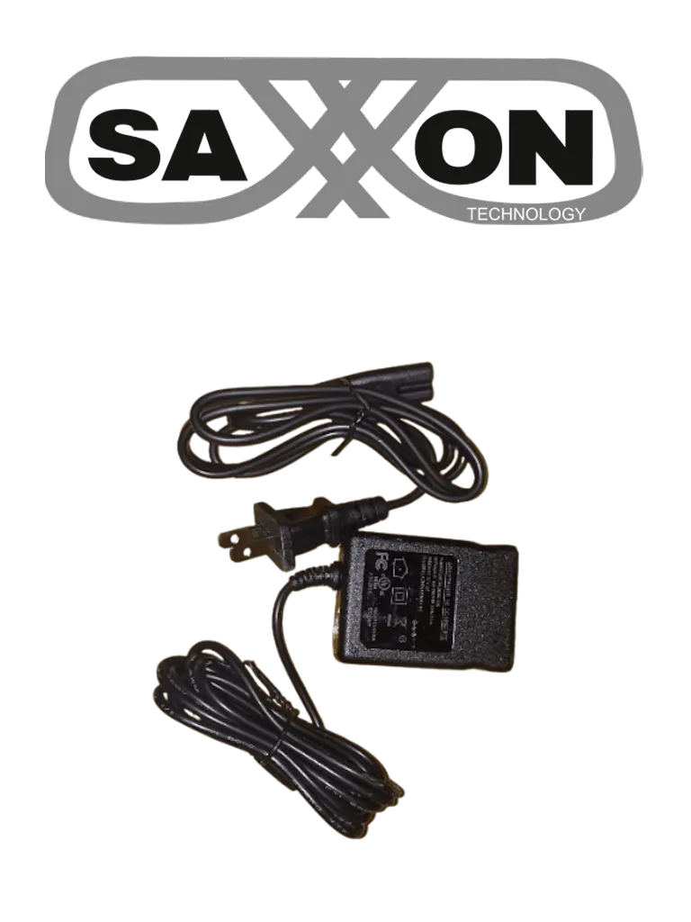 Fuente de poder SAXXON SW-00120100-S10 regulada de 12 VCC y 1 A