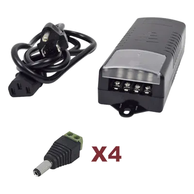 Fuente de poder EPCOM POWERLINE K2-PS12DC4C de 12 VCC y 4 salidas