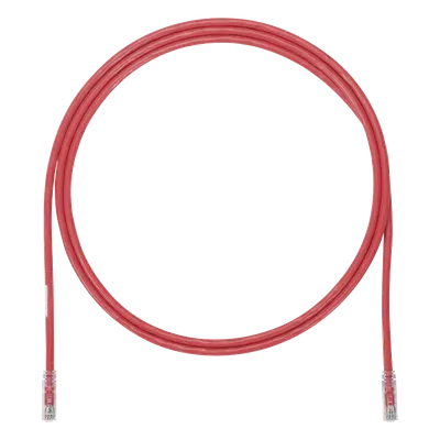 Cable de parcheo PANDUIT UTP6AX5RD Cat6A, rojo de 1.52 m