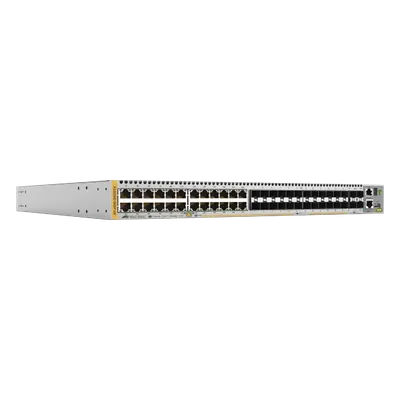 Switch Apilable / 48 Puertos Gigabit / 4 SFP+ 10G / PoE+ / Doble Fuente Hot-Swap / MACsec / IPv6 Ready / OpenFlow 1.3