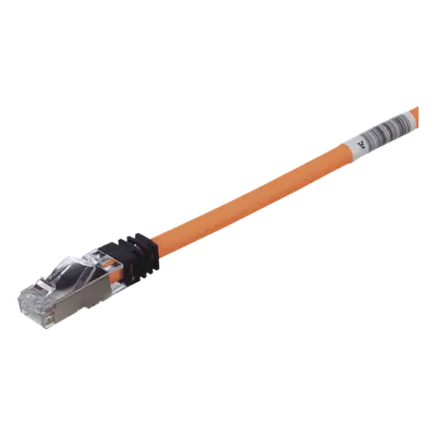 Patch Cord Cat6A / Blindado S/FTP / CM/LS0H / 2.13 m (7 ft) / Color Naranja