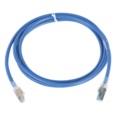 Patch Cord Cat6A UTP / CM / 2.13 m (7 ft) / 23 AWG / 10GBASE-T / PoE+ / UL2043 / Azul