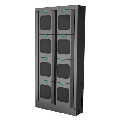 Expansión de Estación de Carga / 8 Puertos Mini-USB / 590 x 301 x 93 mm / 1.94 x 0.99 x 0.31 ft / Carga y Datos Simultáneos