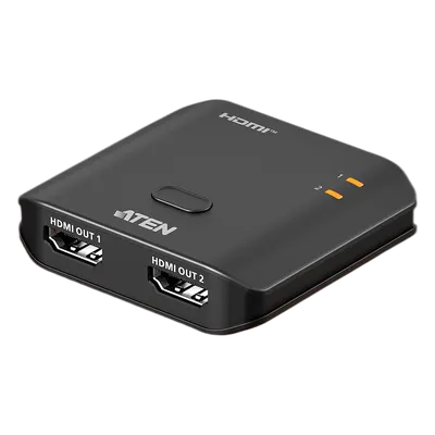 Splitter HDMI 2 Puertos / 8K @ 60Hz / 4K @ 120Hz / 48 Gbps / HDR10+ / VRR / ALLM / HDCP 2.3 / Audio LPCM 7.1