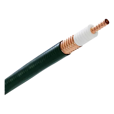 Cable Coaxial / 1-1/4 pulgada / Cobre Corrugado / Blindado / 50 Ohms / 1.30 pies radio curvatura