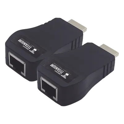 Extensor HDMI EPCOM TITANIUM TTHDMI2RJ para cable Cat5e y Full HD