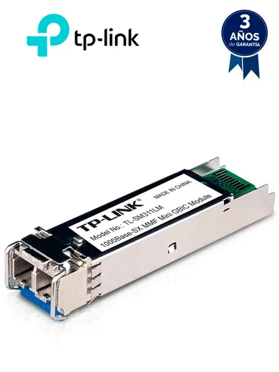 Transceptor SFP TP-LINK SM311LS monomodo con alcance de 20 km