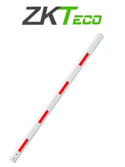 Brazo recto ZKTeco BGM1000 de 4.5 metros para barrera vehicular
