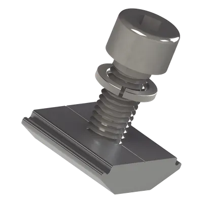 Conector estructural EPCOM POWERLINE EPLDINBN825 para rieles 5 y 8