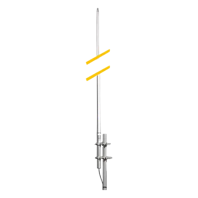 Antena Base de Fibra de Vidrio / 370-400 MHz / 6 dBd / 500 W / 2.84 m (9.3 ft) / Omnidireccional