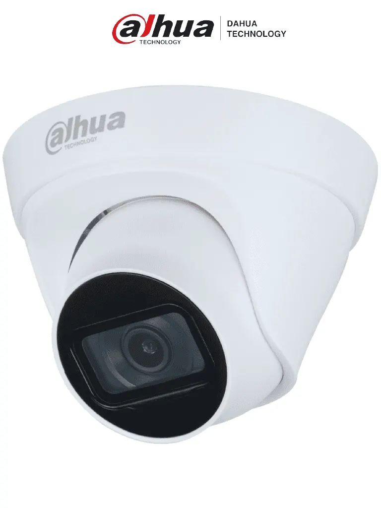 Cámara IP domo Dahua DH-IPC-HDW1230T1P-A de 2 MP con PoE