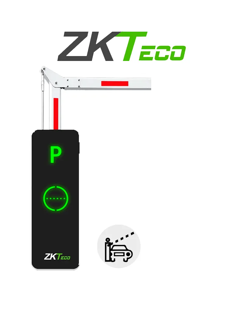 Barrera vehicular ZKTeco BGM1145L-90 con brazo de 4.5 m