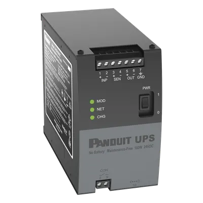 UPS Industrial / 100 Watts / 24 Vcd / Ultracondensadores / Riel DIN / -40 a 60 °C (-40 a 140 °F)