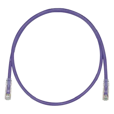 Cable de Parcheo UTP Cat6 / 24 AWG / CM / 8 m (26.25 ft) / PoE Tipo 3 y 4 / Violeta