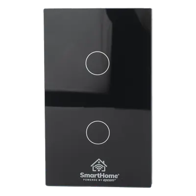Interruptor inteligente SMARTHOME BY EPCOM SHS212Z de 2 circuitos