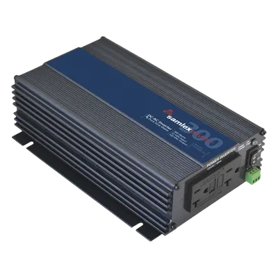 Inversor de onda sinusoidal pura / 300W / Entrada 12 Vcc / Salida 120 Vca 60 Hz / 6.1 x 9.7 x 2.6 pulgadas