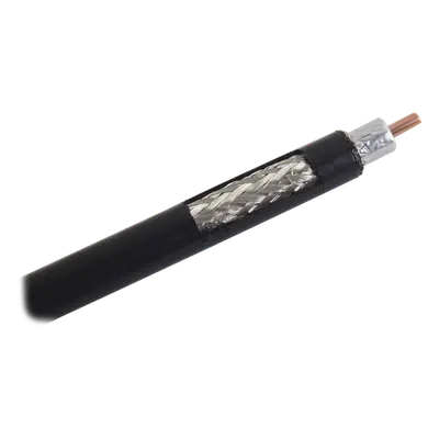 Cable Coaxial / 50 Ohms / Conductor Sólido de Aluminio / 3 Metros (9.84 Pies) / Baja Pérdida RF