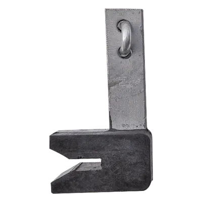 Guía para Línea de Vida en Torre / Acero Galvanizado / Recubrimiento de Caucho Amortiguador / Aplicación Intemperie / 0.40 kg / Torres Mayores a 15 m (49.2 ft)
