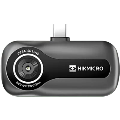 Cámara Térmica para Smartphone / 96 × 96 (9,216 píxeles) / SuperIR 4× y 16× / Imagen Sin Obturador 25 Hz / AI SuperScene / NETD < 50 mK / USB-C iOS y Android / IP40 / 23 g