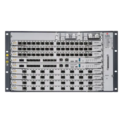 OLT modular V-SOL V5600-X7 con 7 ranuras y 16 puertos GPON