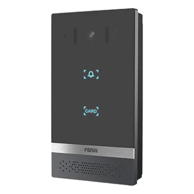 Videoportero SIP / 2MP HD / IP66 IK07 / PoE / RFID / 2 Relés / Botón Touch