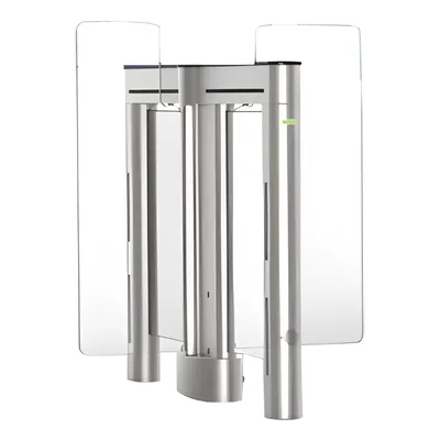 Torniquete Óptico Doble Central / Hojas de Cristal 35" / Serie Supervisor 5000 / 91 kg / 65 W