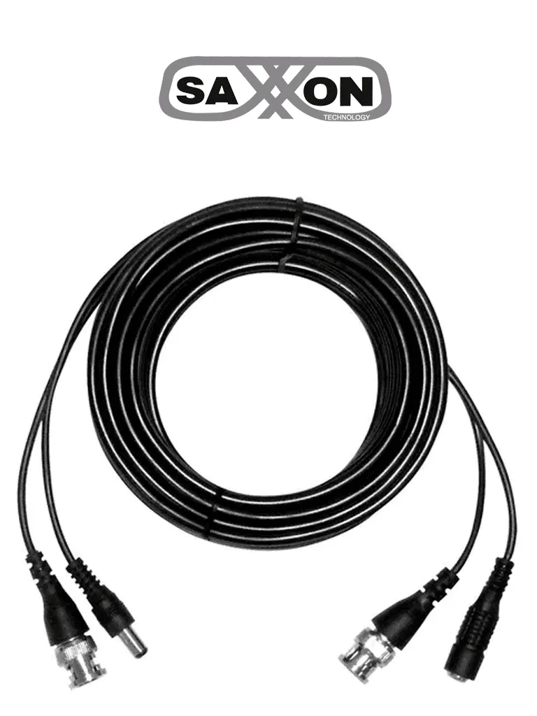 Cable armado de video y energía SAXXON WB0110C de 10 metros