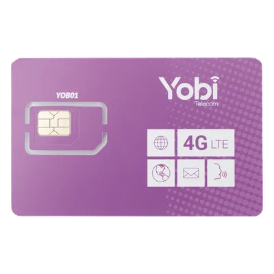 SIM de datos YOBI SIM1GBYOBI con 1 GB mensual por 12 meses