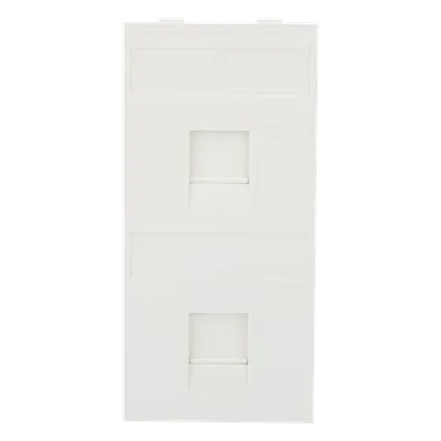 Placa de voz y datos SIMON SM-FP-2-KEY de 2 puertos Keystone