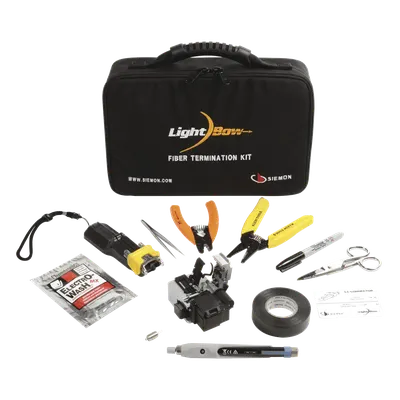 Kit de Herramienta para Terminación de Conectores de Fibra Óptica / Conectores Pre-Pulidos LC/SC / Monomodo y Multimodo / Empalme Mecánico