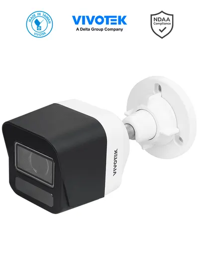 VIVOTEK IB9380-HTV-V2 - Cámara IP bullet exterior 5 MP, lente varifocal 2.7-13.5mm, Smart IR 30m, WDR Pro, IA Smart Search, Microfono integrado, Ciberseguridad Trend Micro IP66, IK10, NDAA, ONVIF