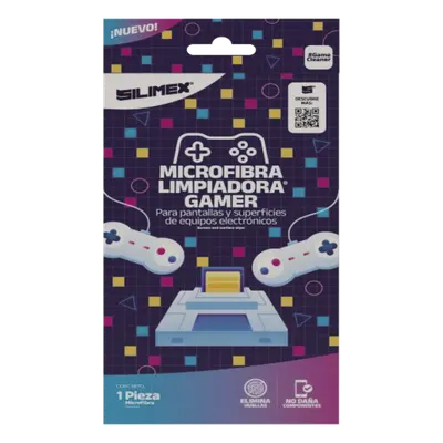 Paño de microfibra SILIMEX MICROFIBRA-GAMER para pantallas y gaming