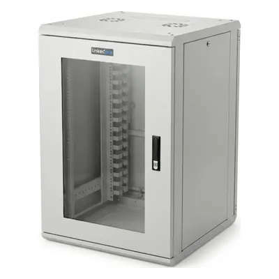 Gabinete rack de piso LINKEDPRO LES-60-60-18UGW de 18U