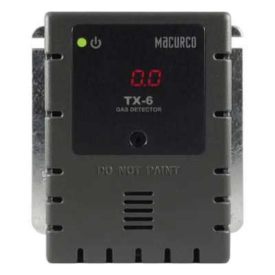 Detector de Dióxido de Nitrógeno MACURCO TX-6-ND, 0-20 ppm, doble relé