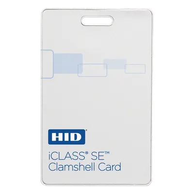 Tarjeta de proximidad / iClass SE / Clamshell gruesa / 26-48 bits / Personalizable