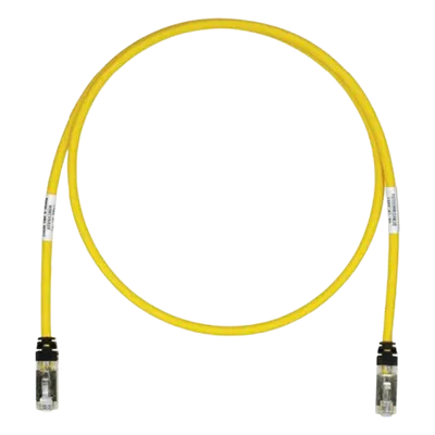 Patch Cord / Cat6A Blindado S/FTP / 26 AWG / CM/LSZH / 0.91 m (3 ft) / 500 MHz / Amarillo