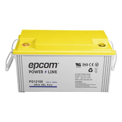 Batería de gel EPCOM POWERLINE PG12100 de 12 Vcc y 100 Ah