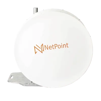 Antena Parabólica Blindada / 90 cm (35.4 in) / 10.1-11.7 GHz / Ganancia 38 dBi / Ajuste Milimétrico / Resistencia 120 km/h (74.6 mph)