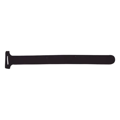 Cincho de contacto reutilizable / 210 x 16 mm / Nylon y polipropileno negro / 20 piezas / 0.69 x 0.63 pulgadas