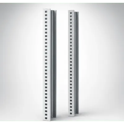 Ángulos de Rack ProTek / 19 UR / Agujeros Cuadrados / 33.25 in (845 mm) / Acero Dulce Galvanizado / Compatible Gabinetes 36 in