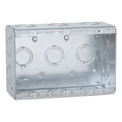 Caja multigang RACO HUB-692 de 3 gangs y 16 entradas
