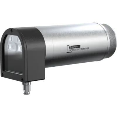 Pirómetro Industrial IP / Alta Temperatura 1000 °C a 3200 °C / Precisión ±0.3% / D:S 300:1 / IP65 / Pantalla OLED 2.4" / Salida 4-20 mA y RS485 / Laser, Visor y Ocular