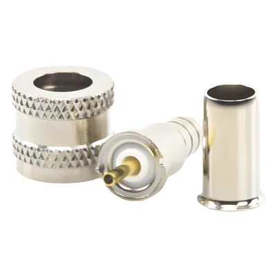 Conector Mini UHF macho RF INDUSTRIES RFU-600-1 para cable coaxial