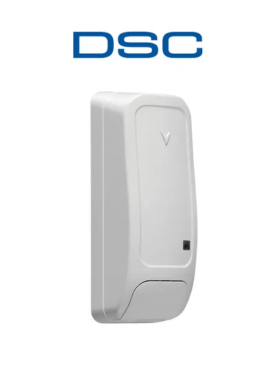 DSC PG9945E - Contacto Magnético Inalámbrico de Puerta/Ventana Power G c/entrada Auxiliar Rango Extendido compatible con NEO, PRO Qolsys e IoTega