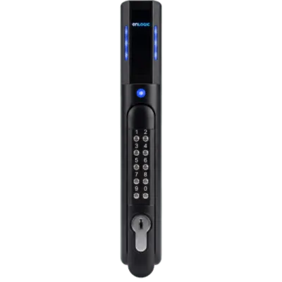Chapa de Control de Acceso / Autenticación Simple o Dual / Lector Triple RFID / 200 Credenciales / Sensor Ambiental / Conexión RJ45 / Compatible RackPower