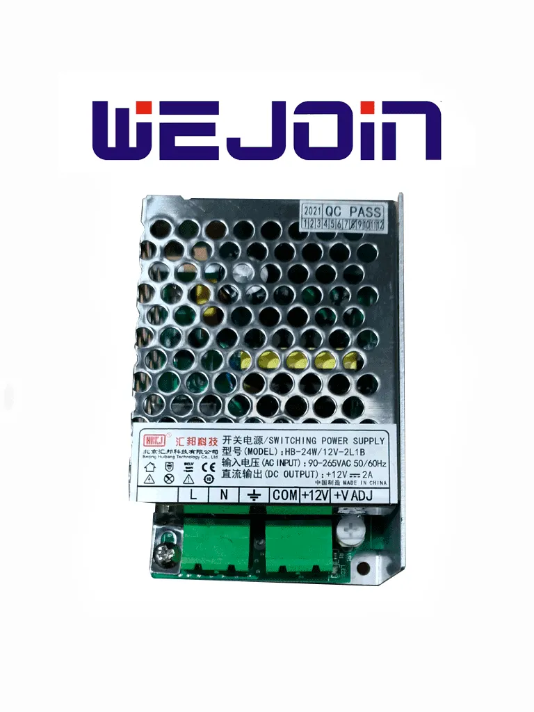 Fuente de alimentación WEJOIN HB-24W/12V- 2L1B de 12 V y 2 A