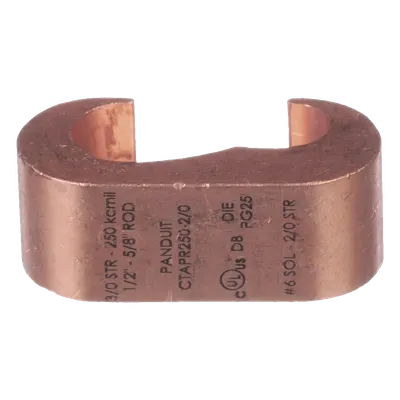 Conector de puesta a tierra PANDUIT CTAPR2-2-L para varilla de 1/4”