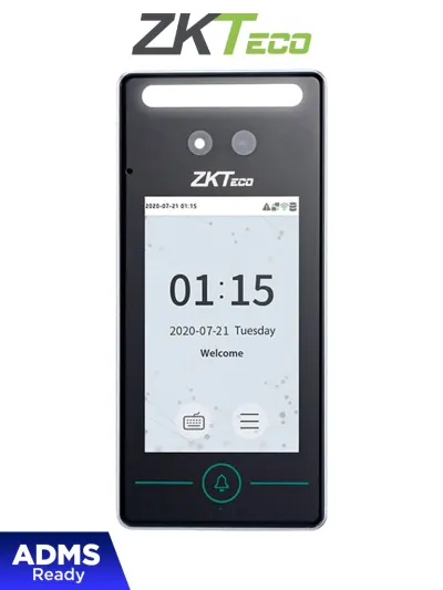 ZKTECO SpeedFaceV4LTA - Control de Acceso y Asistencia Visible Light con Autenticación Facial (800 Rostros), Verificación por Palma (800), Tarjeta ID 125 kHz (1000), Registro de 150,000 Eventos y Conectividad TCP/IP